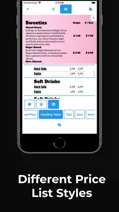 Menu Maker - Design Templates سکرین شاٹس