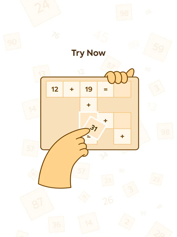 Puzzle Math: Cross Number Game iPad  स्क्रीनशॉट