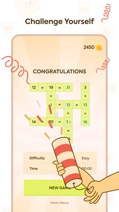 Puzzle Math: Cross Number Game स्क्रीनशॉट