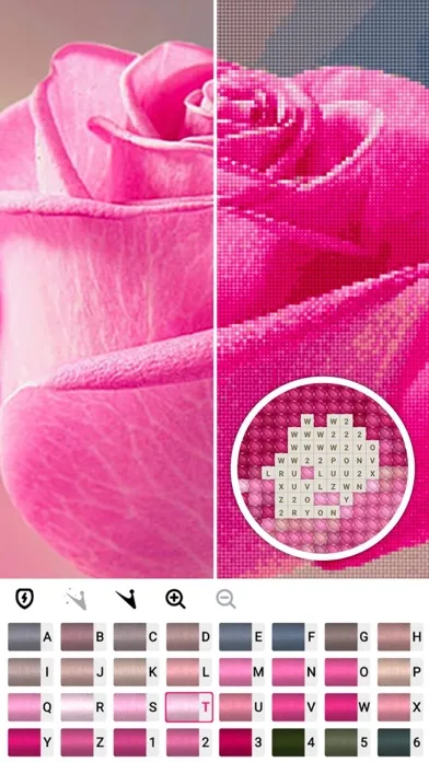 تصاویر Cross stitch : Color by Letter