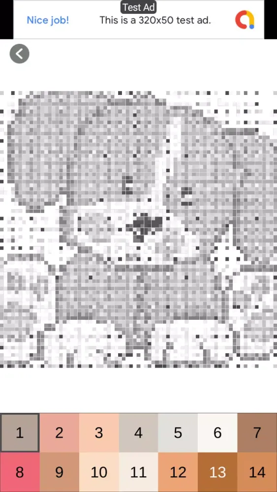 Cross Stitch Coloring Screenshots
