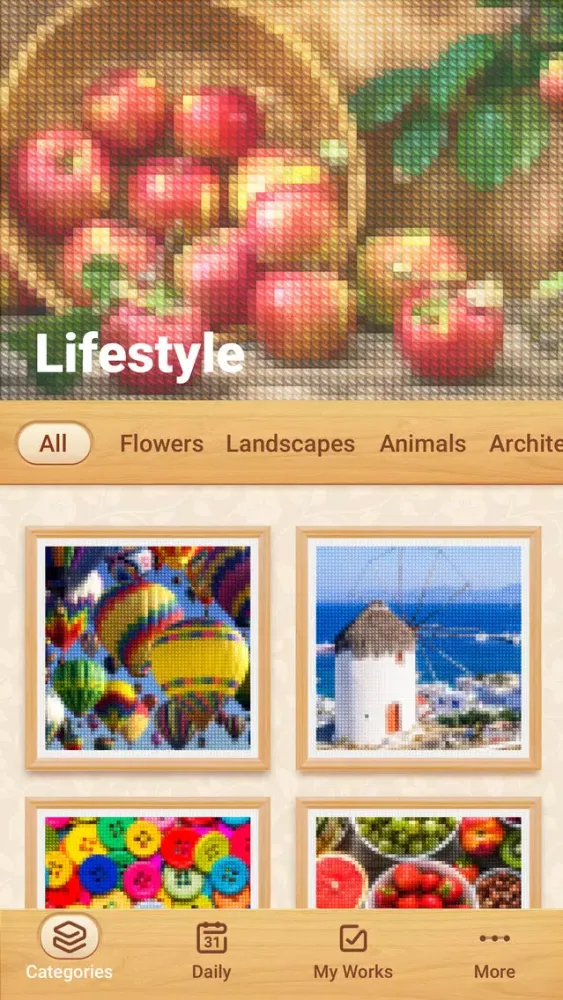 Cross Stitch: Color by Number Screenshots
