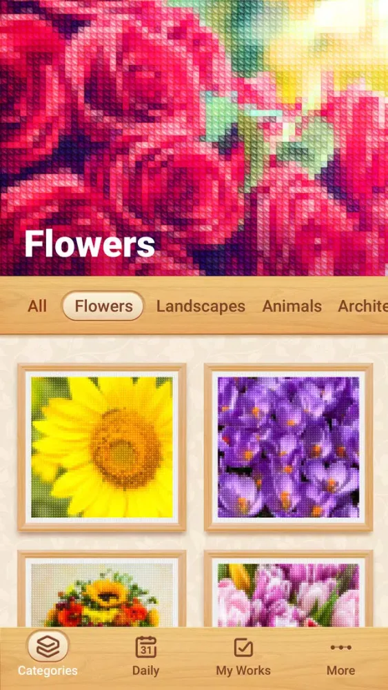 Cross Stitch: Color by Number Screenshots