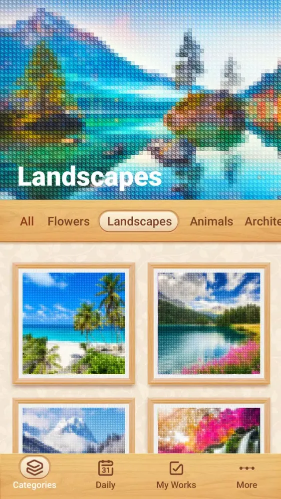 Cross Stitch: Color by Number Screenshots