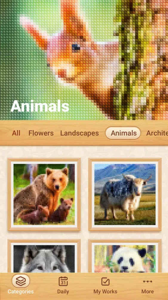Cross Stitch: Color by Number Screenshots