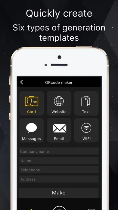 QR Code Reader & QR Maker スクリーンショット