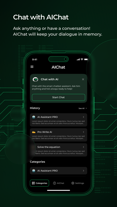 Tangkapan layar AI Chat : Virtual AI Assistant
