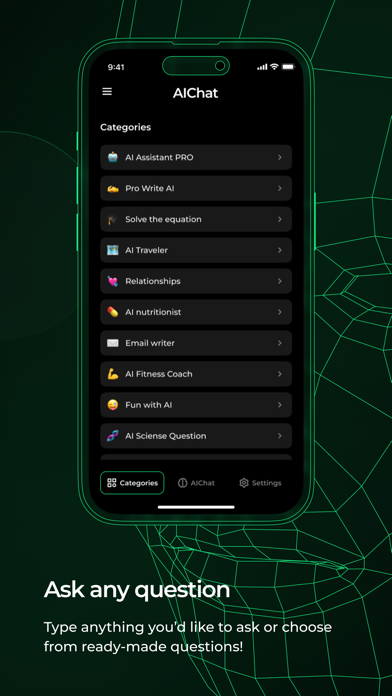 Tangkapan layar AI Chat : Virtual AI Assistant