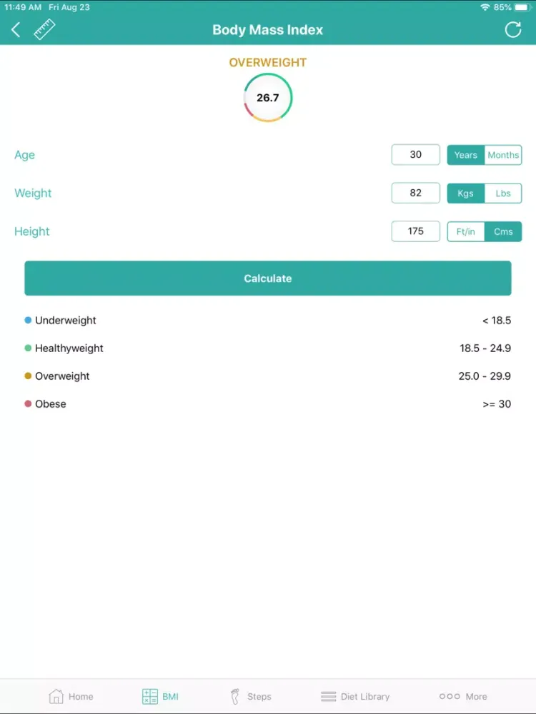 تصاویر Calorie Counter - Daily Steps iPad 