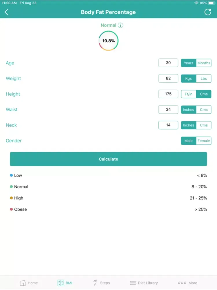 تصاویر Calorie Counter - Daily Steps iPad 