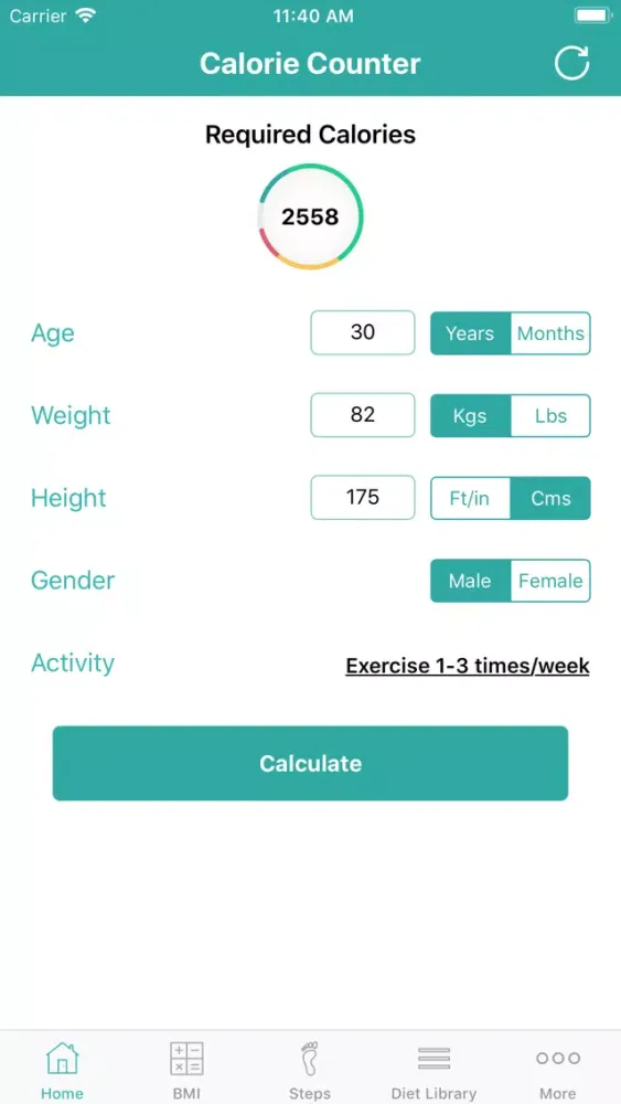 تصاویر Calorie Counter - Daily Steps