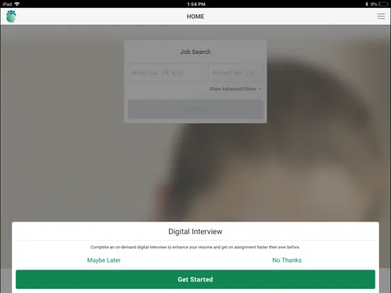 CareerCare iPad 应用截图