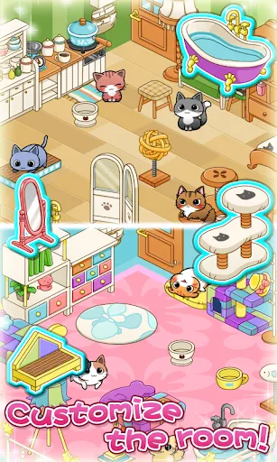 Cat Room - Cute Cat Games স্ক্রিনশট