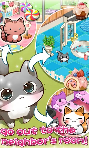 Cat Room - Cute Cat Games স্ক্রিনশট