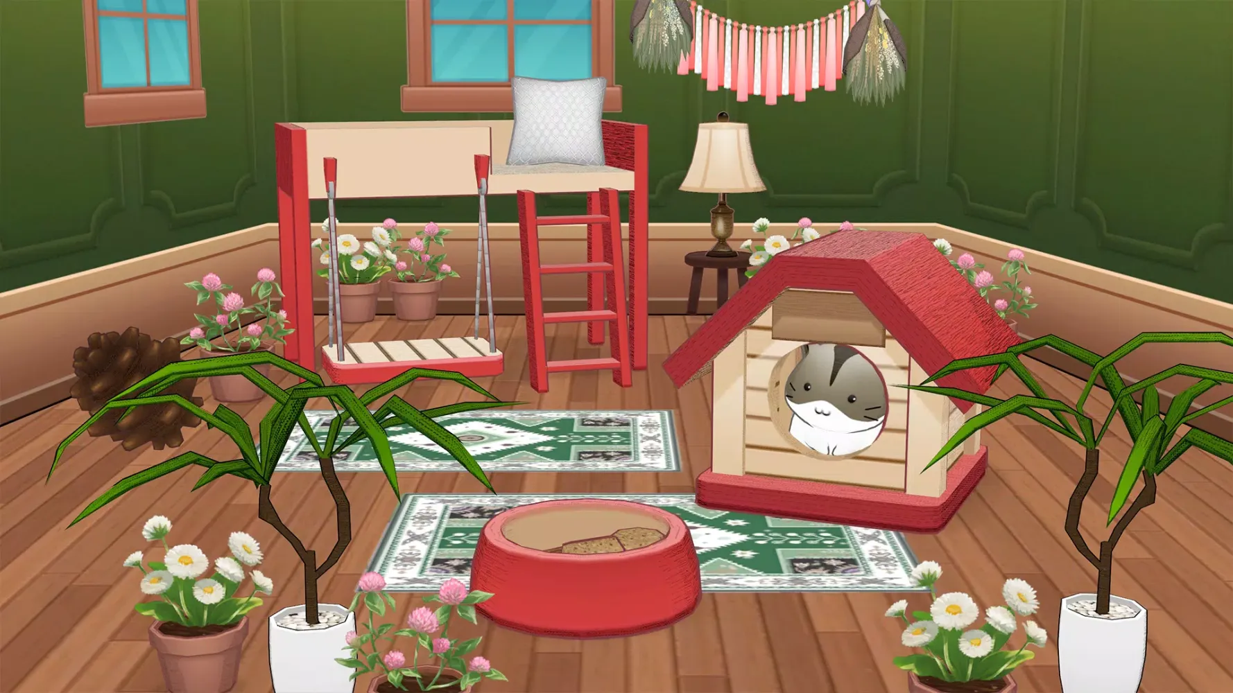 Capturas de tela do Hamster Life match and home