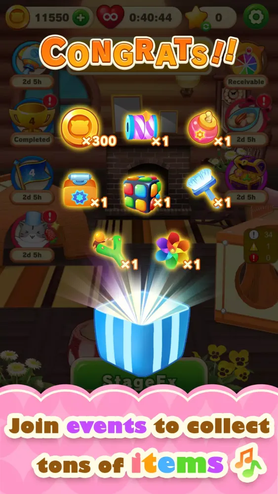 Capturas de tela do Hamster Life match and home