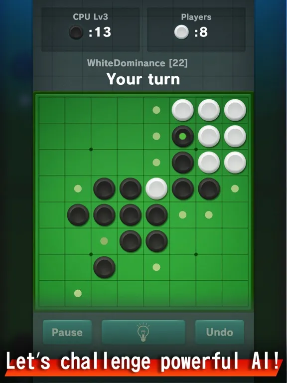 King of the game Reversi iPad  स्क्रीनशॉट