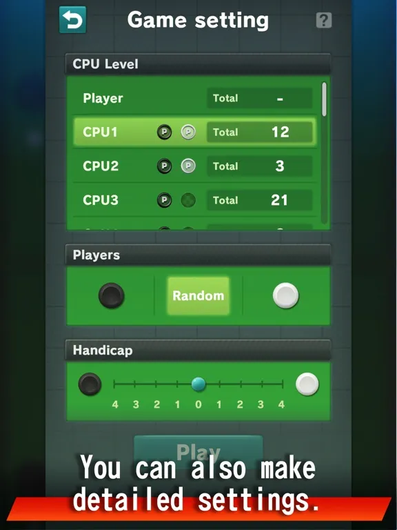 King of the game Reversi iPad  स्क्रीनशॉट