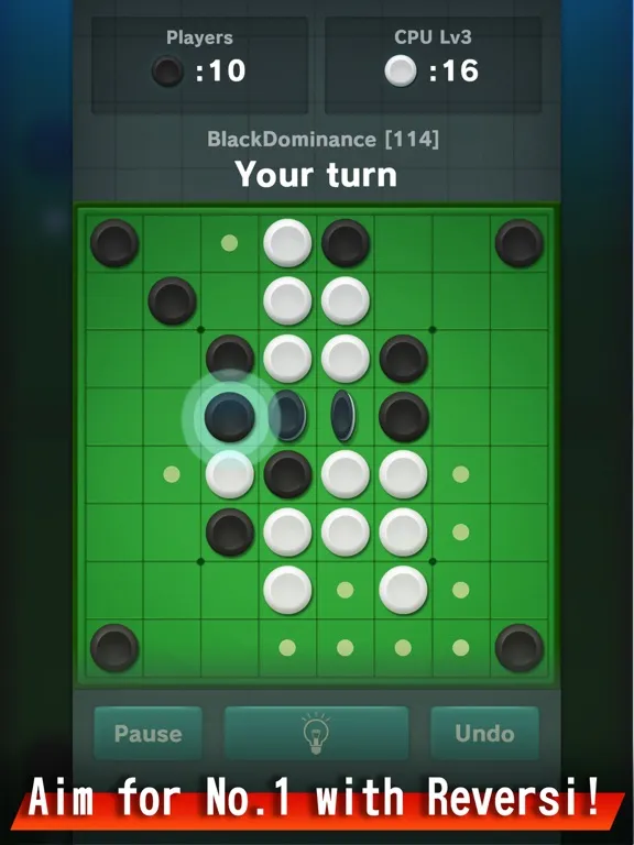 King of the game Reversi iPad  स्क्रीनशॉट