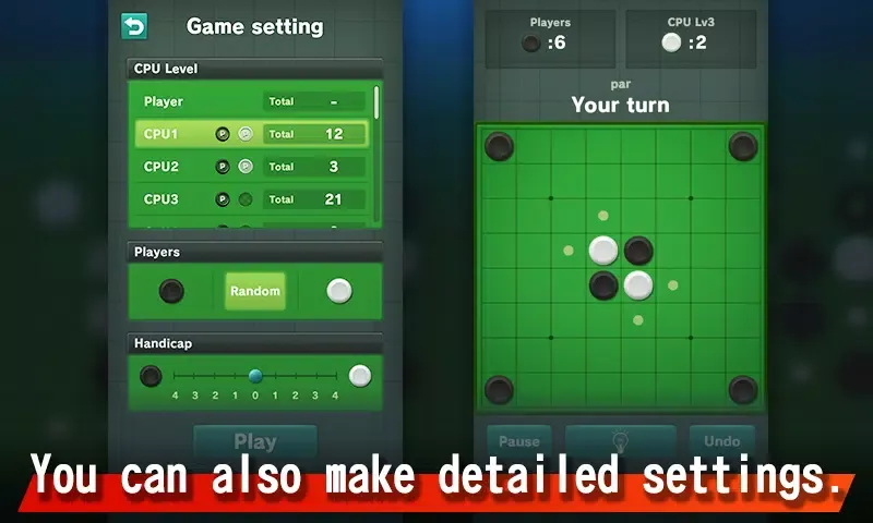 Ảnh chụp màn hình của Reversi