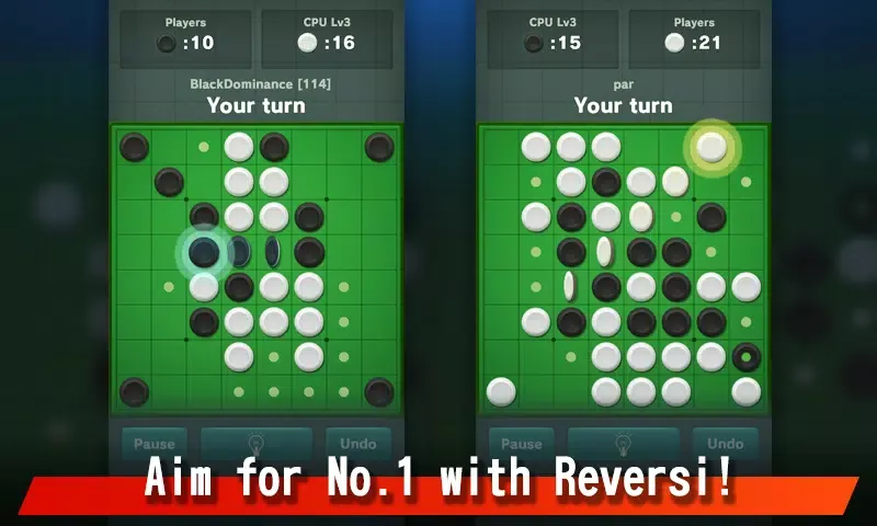 Ảnh chụp màn hình của Reversi