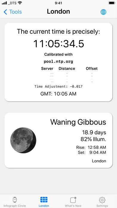 Tangkapan skrin Watchsmith