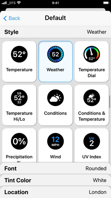 Tangkapan skrin Watchsmith
