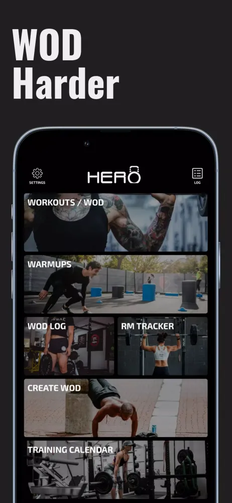 Tangkapan skrin Hero WOD