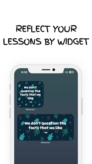 ภาพหน้าจอของ Reflection - Note Reflections