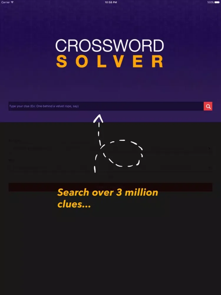 Crossword Clue Solver iPad  Screenshots
