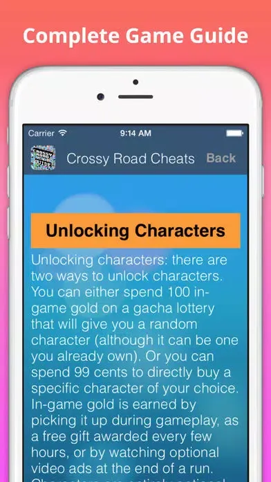 Guide for Crossy Road Tips and Tricks應用截圖