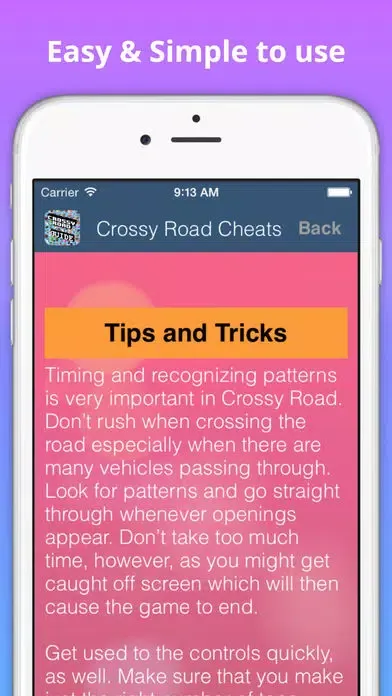 Guide for Crossy Road Tips and Tricks應用截圖