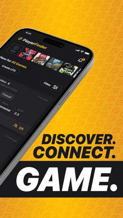 Скриншоты PlayerFinder: LFG, Chat & Play