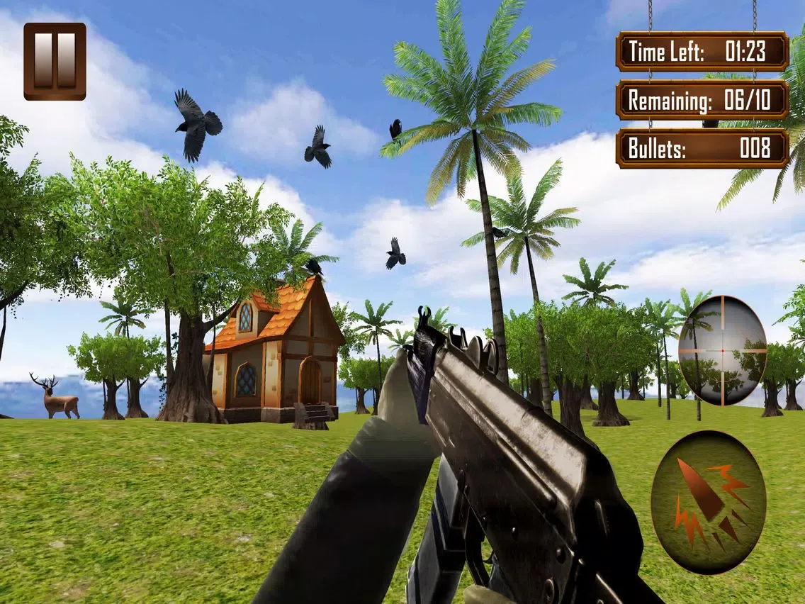 Ảnh chụp màn hình của Crow Hunter in Jungle iPad 