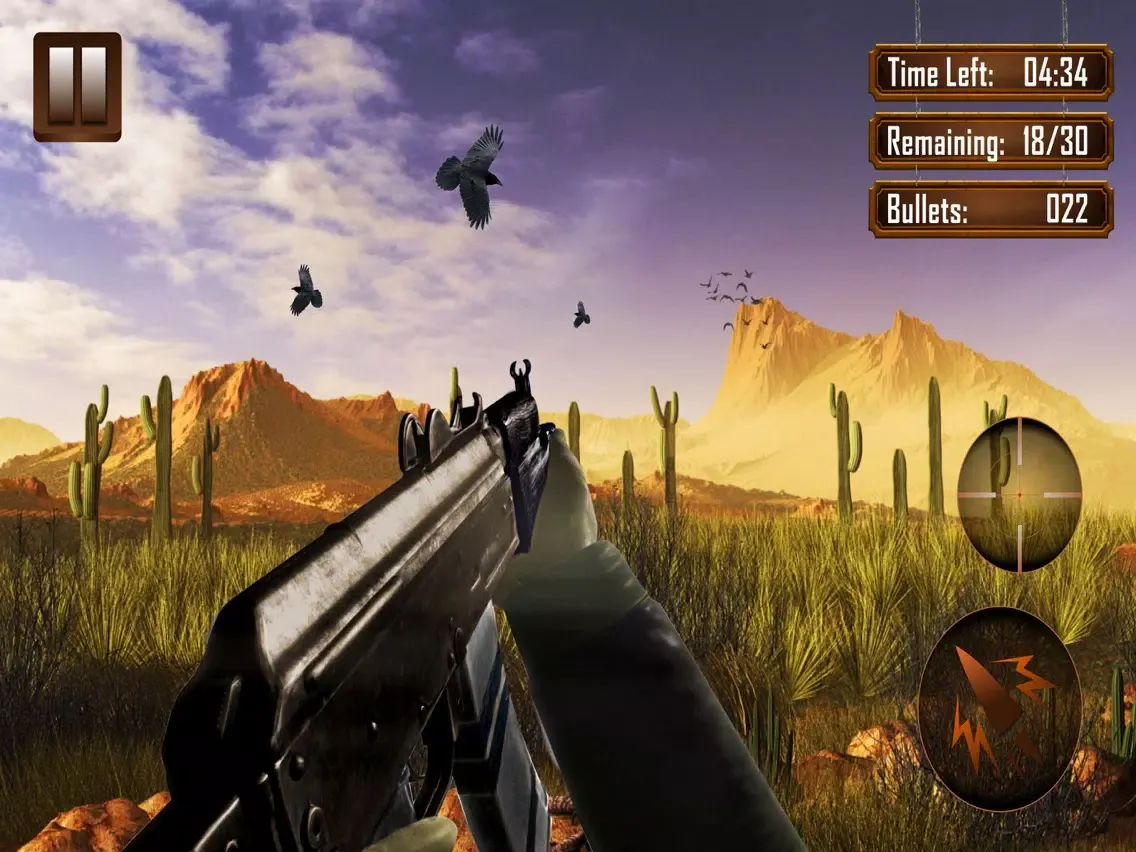 Ảnh chụp màn hình của Crow Hunter in Jungle iPad 
