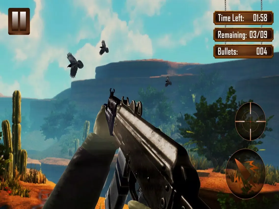 Ảnh chụp màn hình của Crow Hunter in Jungle iPad 