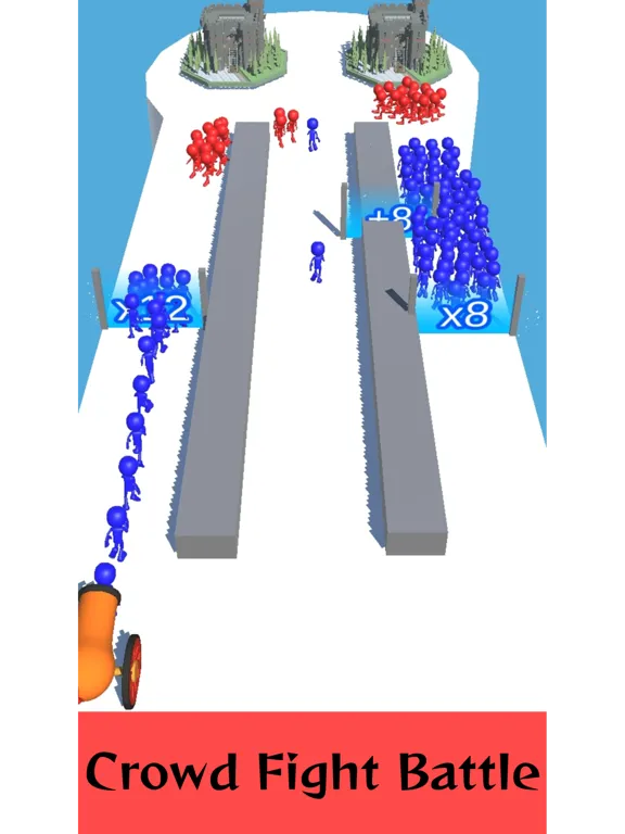 Crowd Mega Run-Tower Defense iPad  스크린샷