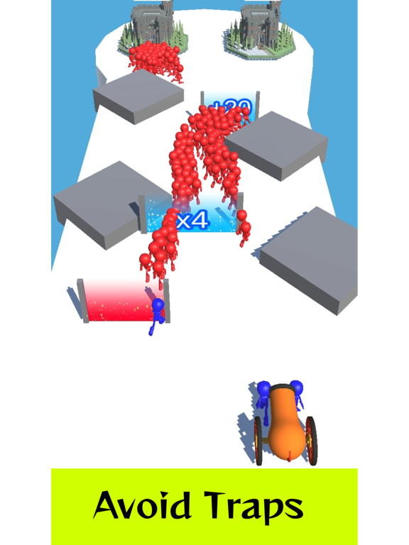 Zrzuty ekranu Crowd Mega Run-Tower Defense iPad 