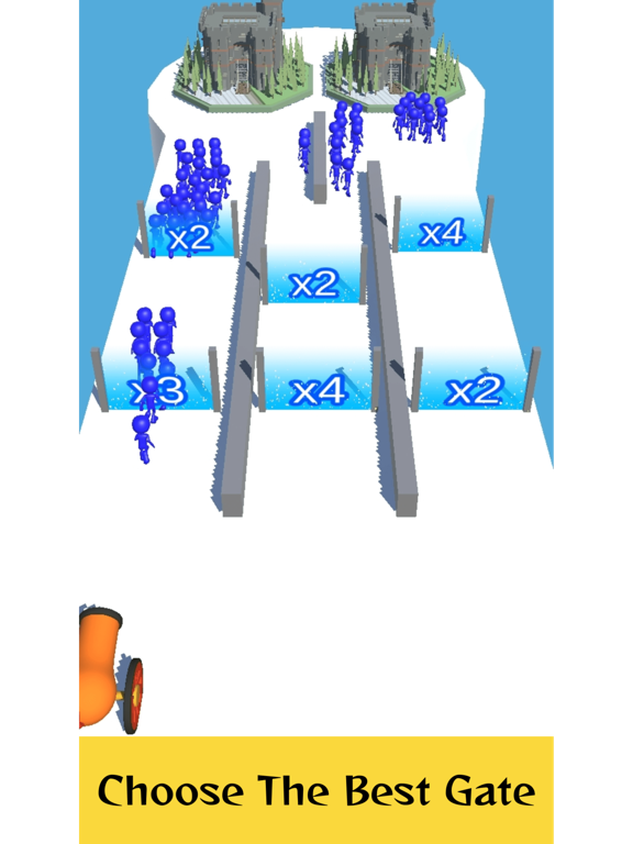 Zrzuty ekranu Crowd Mega Run-Tower Defense iPad 