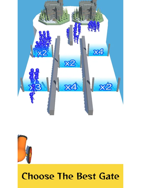 Crowd Mega Run-Tower Defense iPad  스크린샷