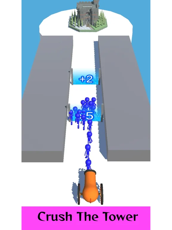 Crowd Mega Run-Tower Defense iPad  스크린샷