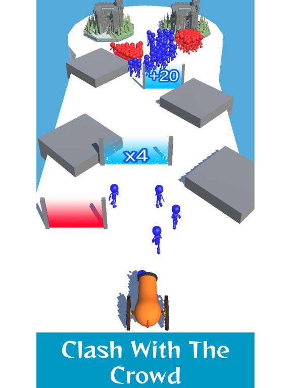 Zrzuty ekranu Crowd Mega Run-Tower Defense iPad 