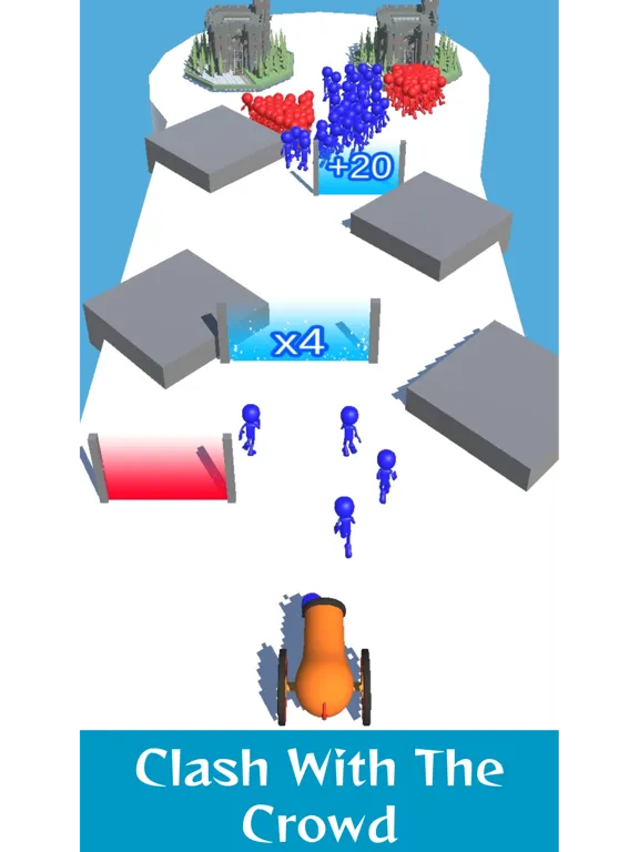 Crowd Mega Run-Tower Defense iPad  스크린샷