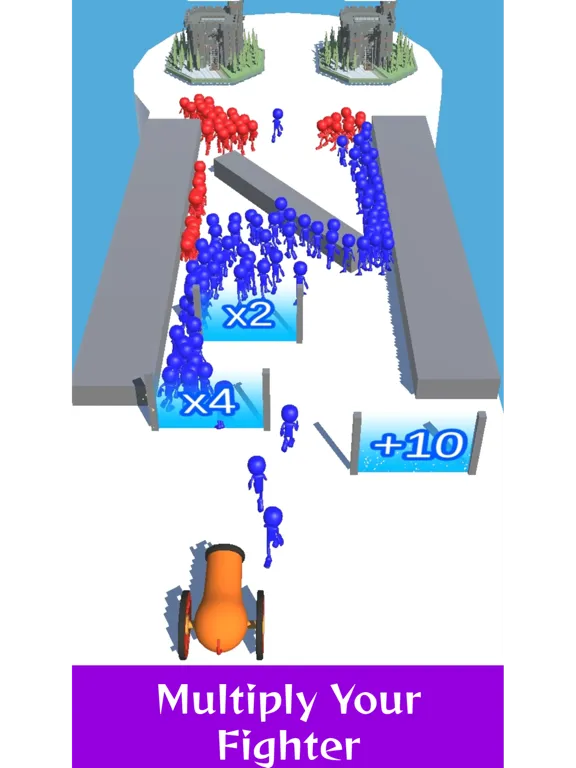 Crowd Mega Run-Tower Defense iPad  스크린샷