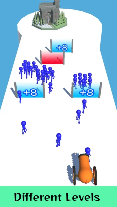 Crowd Mega Run-Tower Defense 스크린샷
