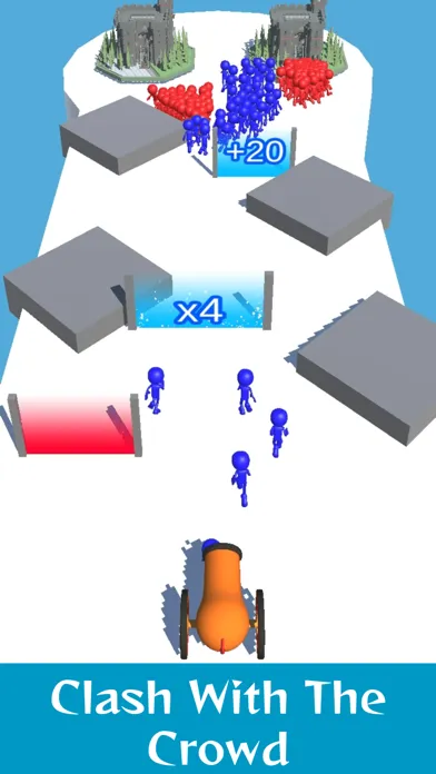 Crowd Mega Run-Tower Defense 스크린샷