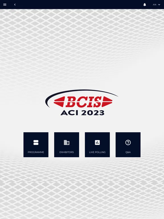 Ảnh chụp màn hình của BCIS ACI 2023 iPad 