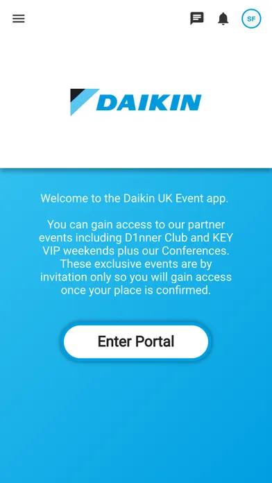 Daikin UK Events Screenshots
