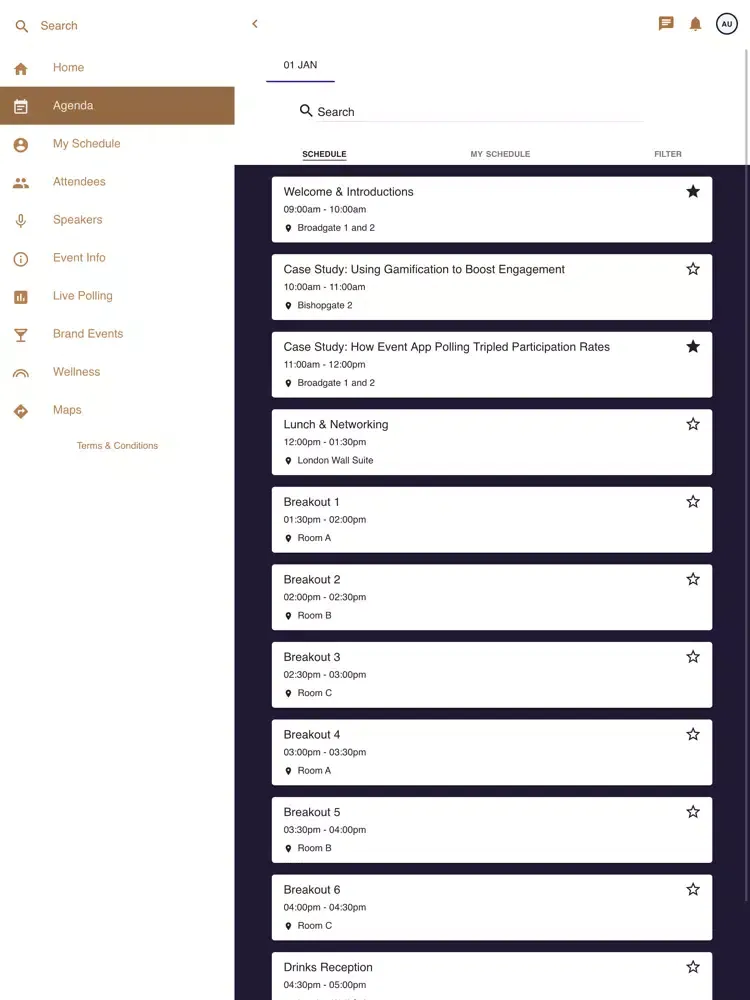 Tangkapan skrin Global Brand Fest 2020 iPad 