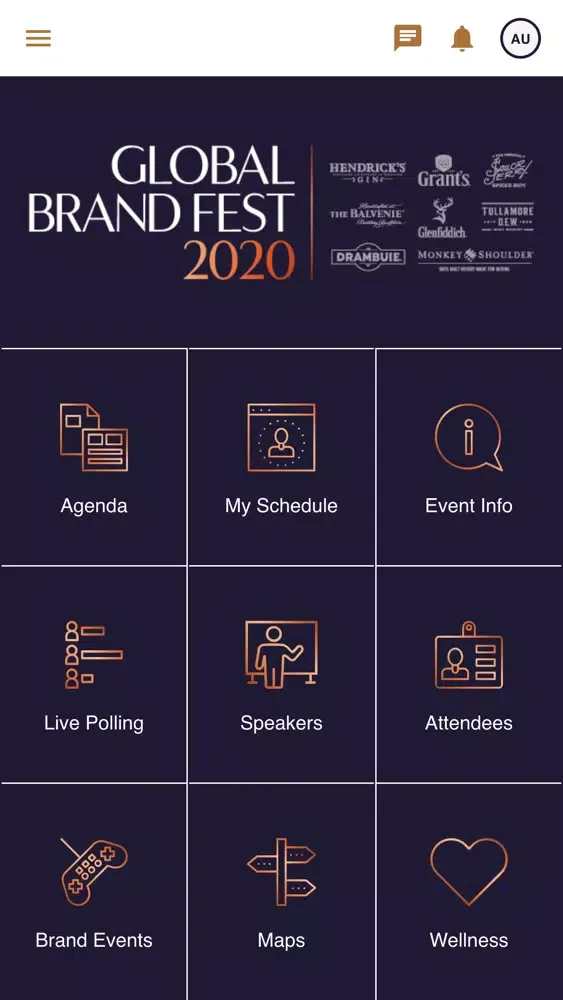 Tangkapan skrin Global Brand Fest 2020
